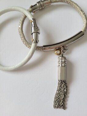 Henri Bendel Double Charm Bracelet